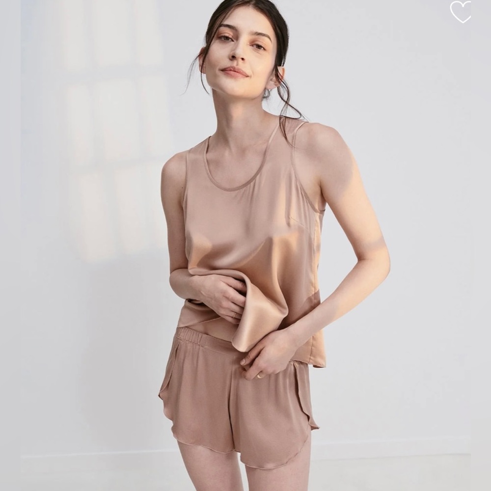 Lunya washable silk pajama top